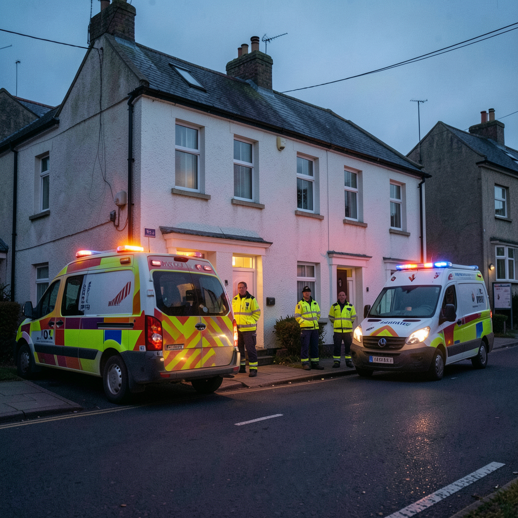 Man arrested after body found at Holyhead flat